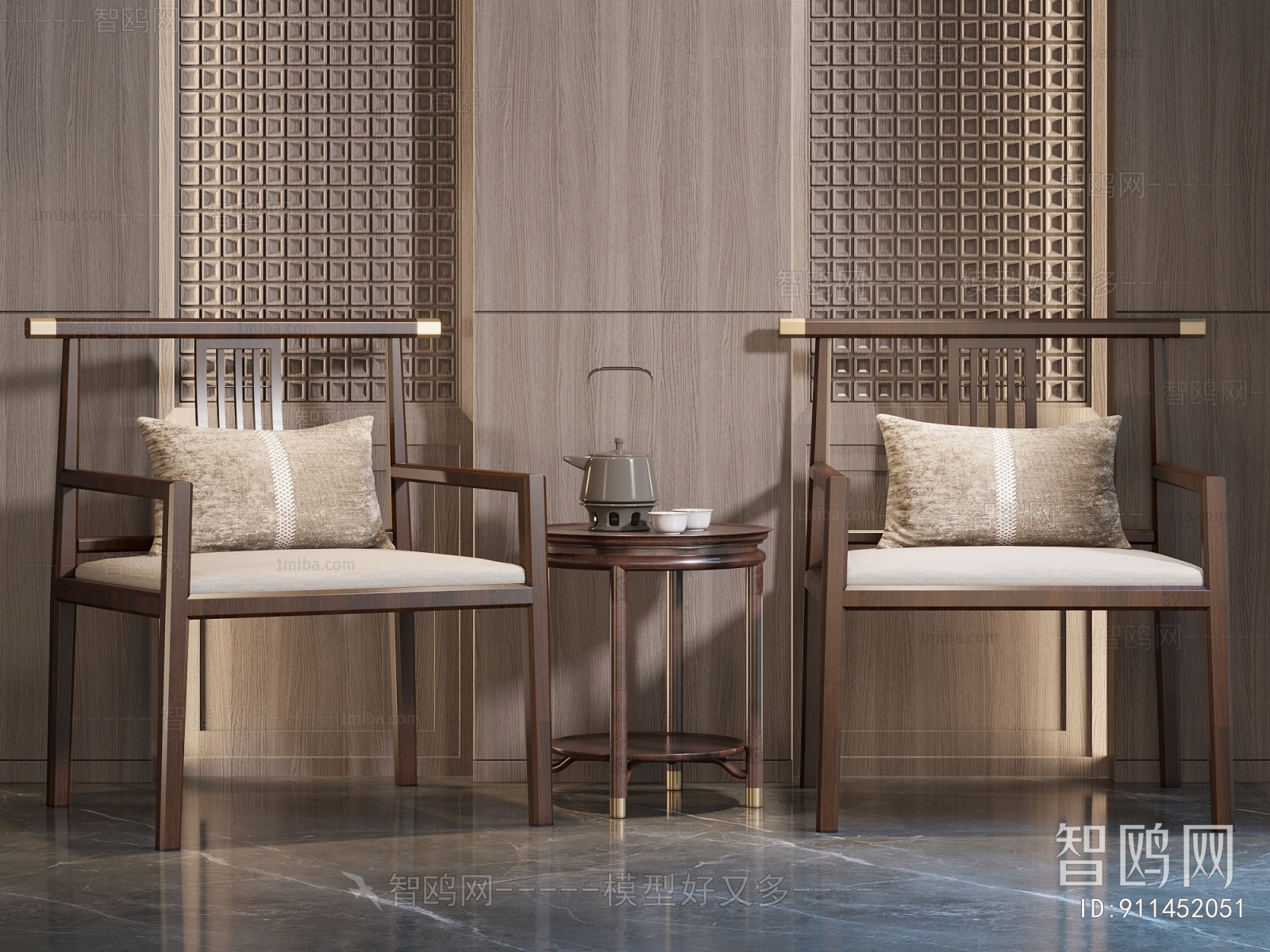 New Chinese Style Lounge Chair