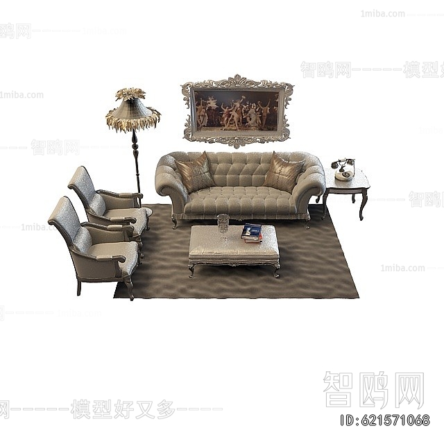 European Style Sofa Combination