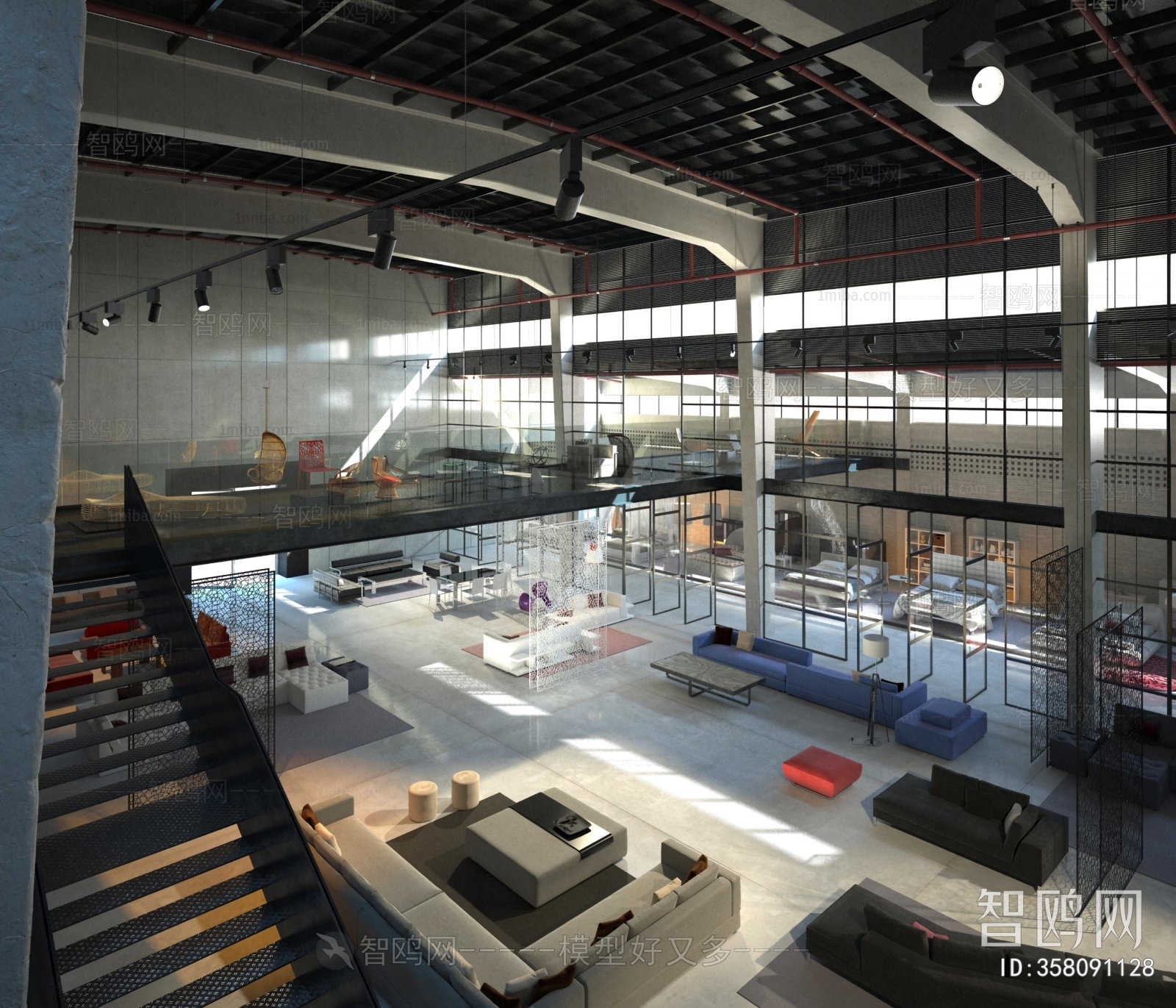 Modern Office Reception Desk