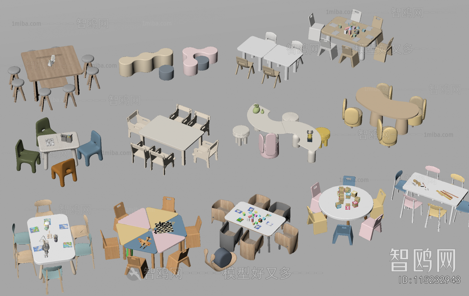 Modern Children's Table/chair