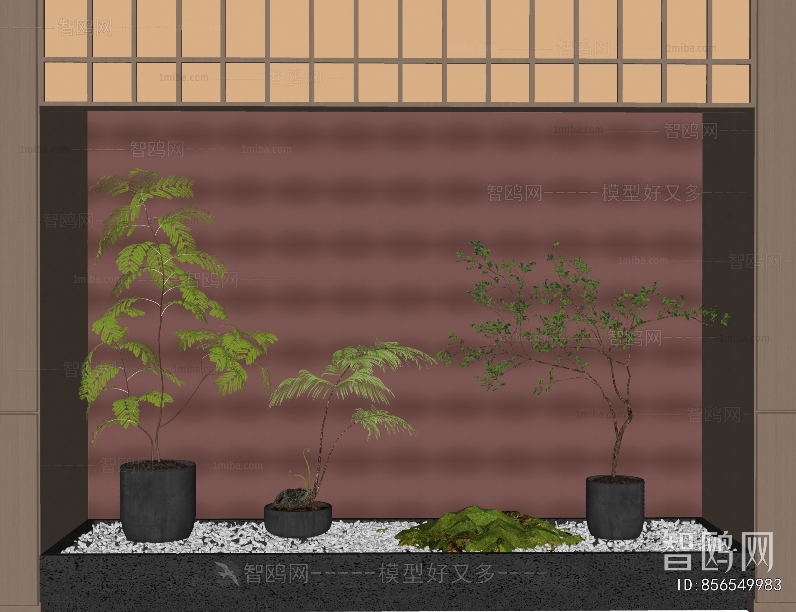 New Chinese Style Plant Landscaping