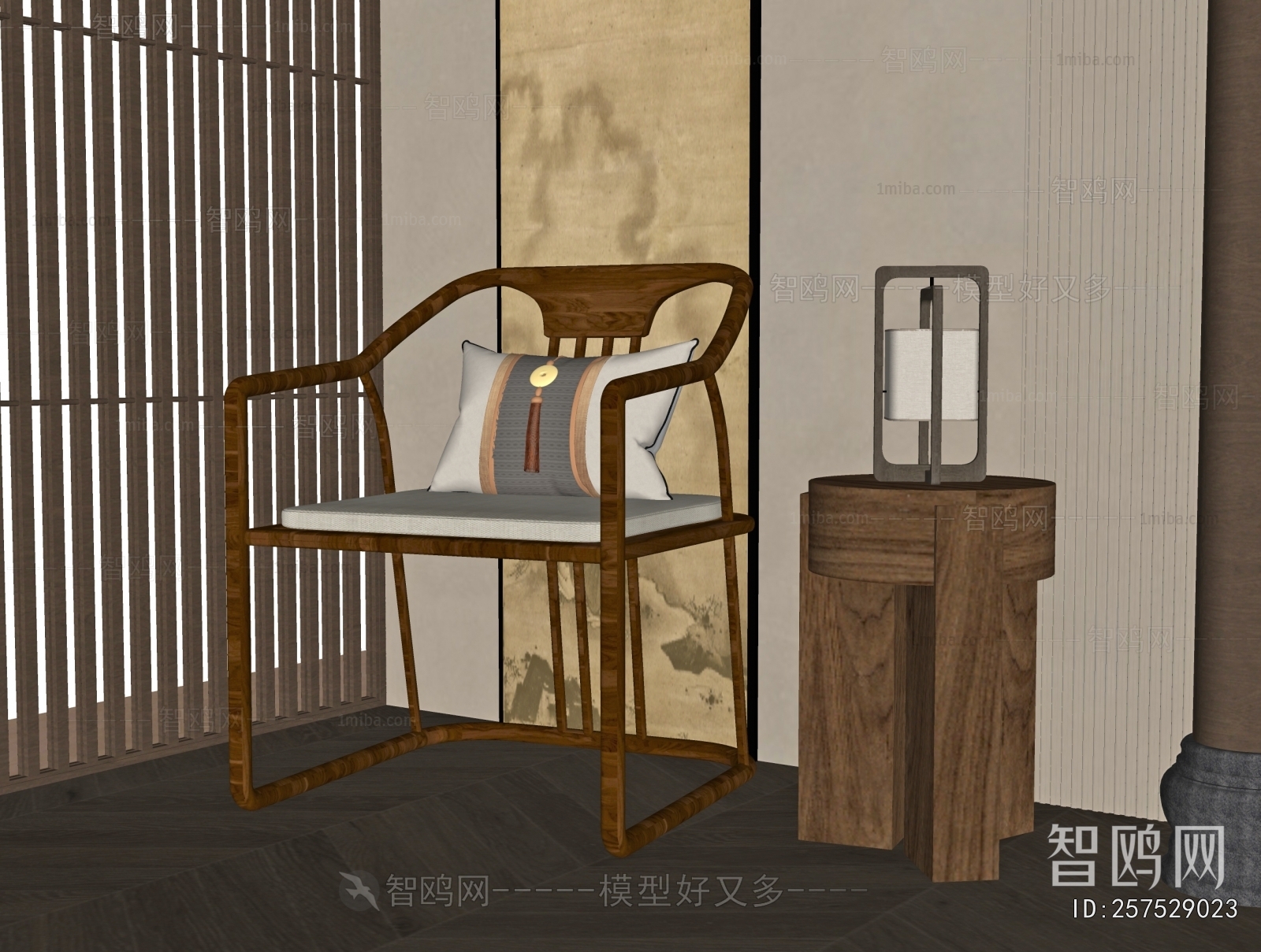 New Chinese Style Lounge Chair