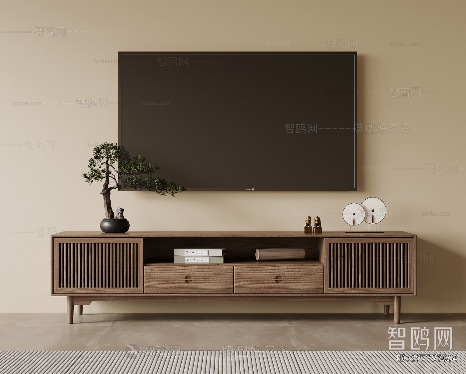 New Chinese Style TV Cabinet