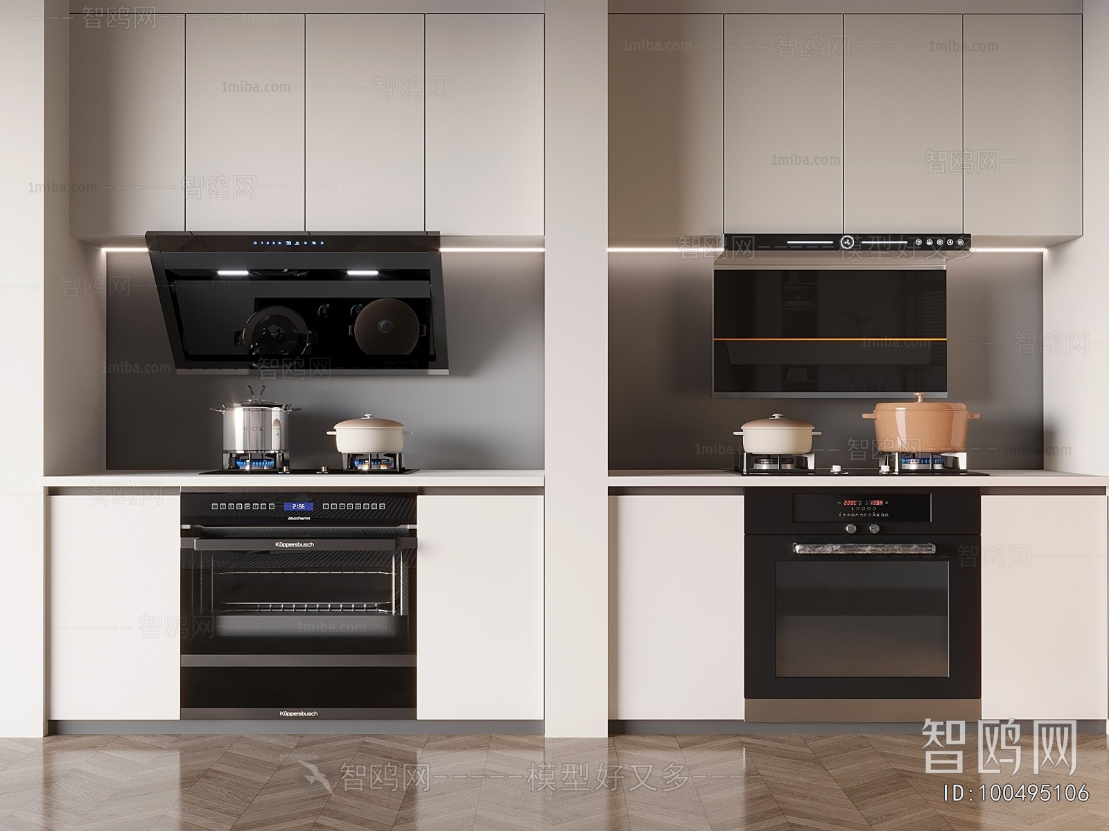 Modern Kitchen Electric Gas Range