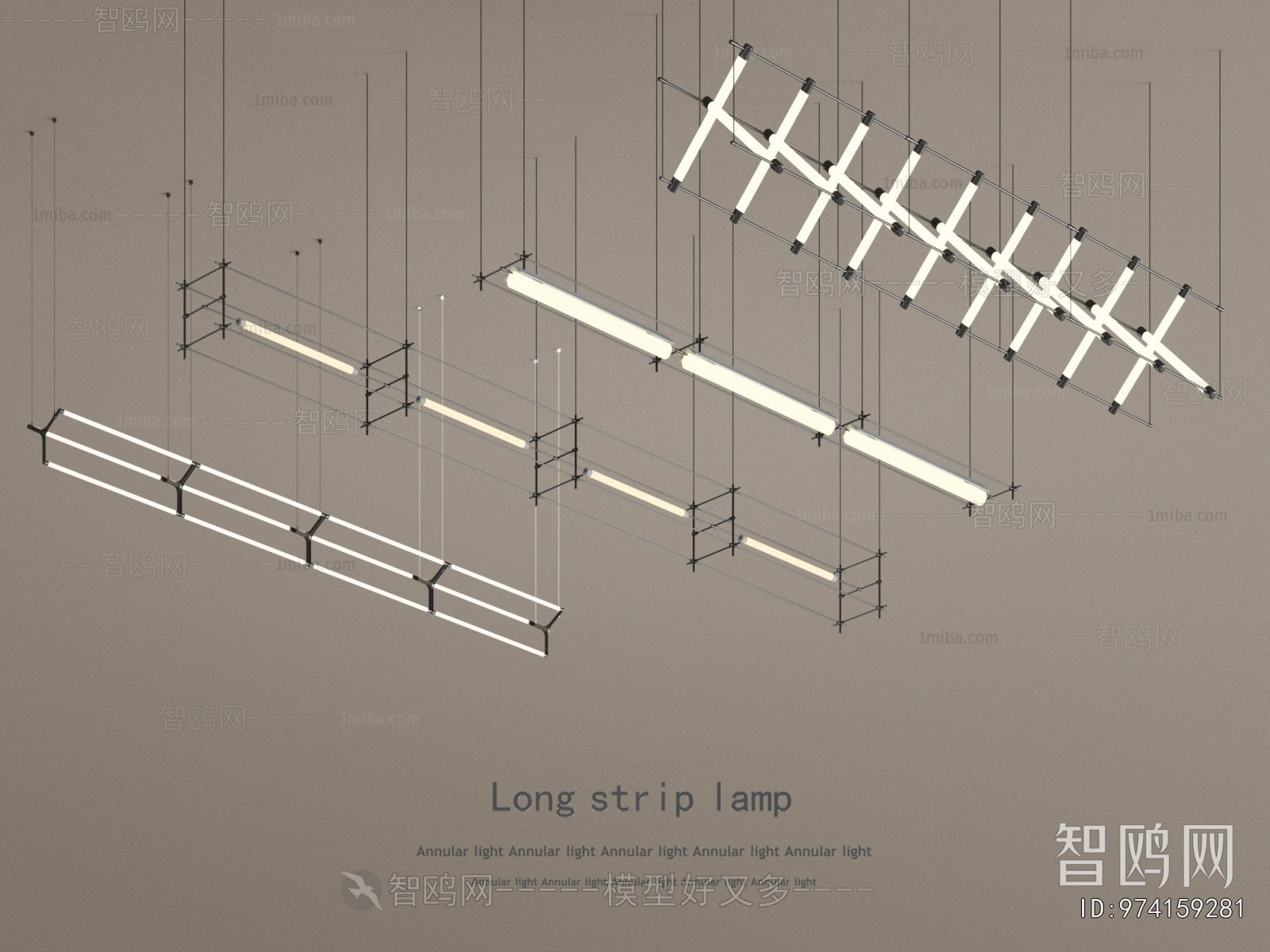 Modern Long Chandelier