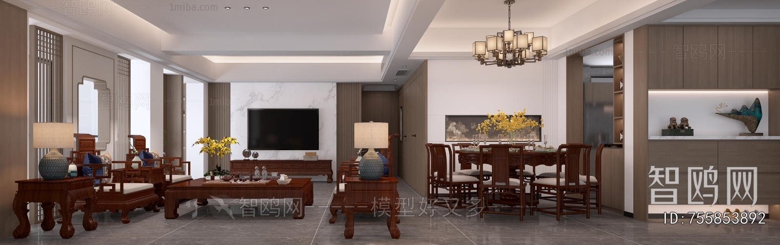 Chinese Style A Living Room