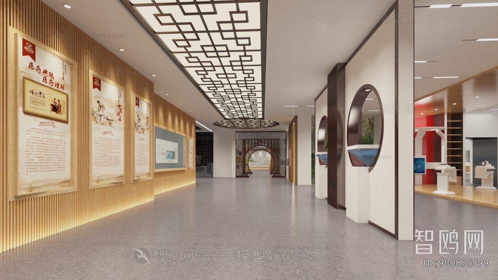 New Chinese Style Exhibition Hall