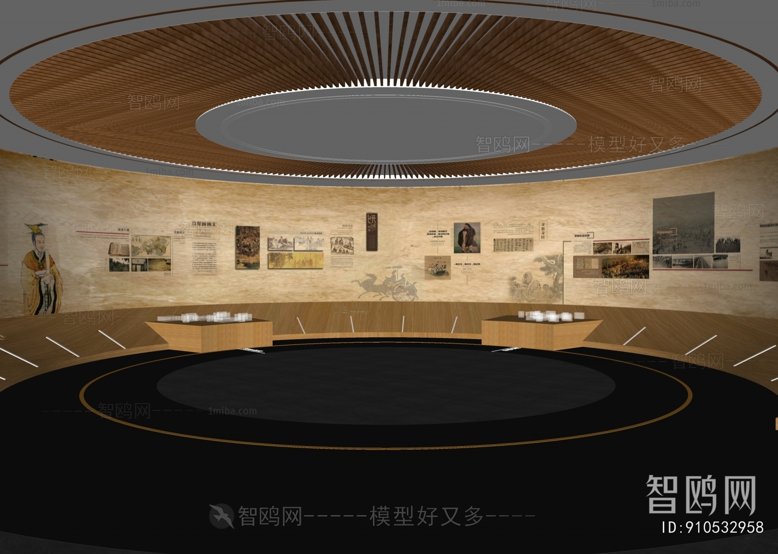 New Chinese Style Exhibition Hall
