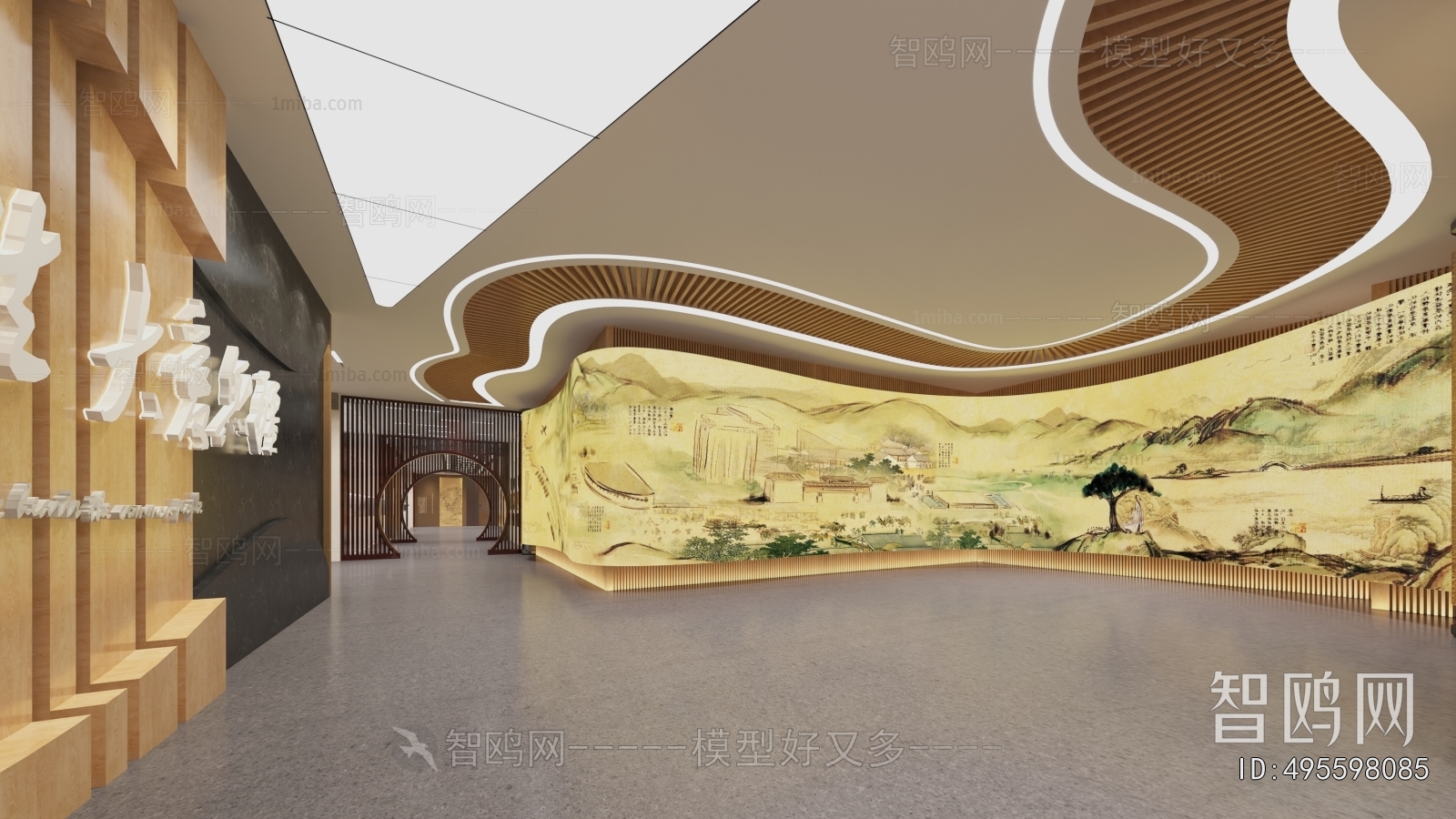 New Chinese Style Exhibition Hall