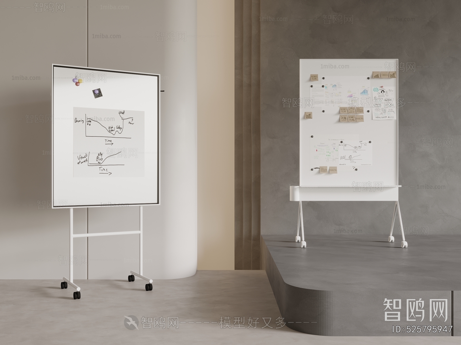 Modern Blackboard/whiteboard