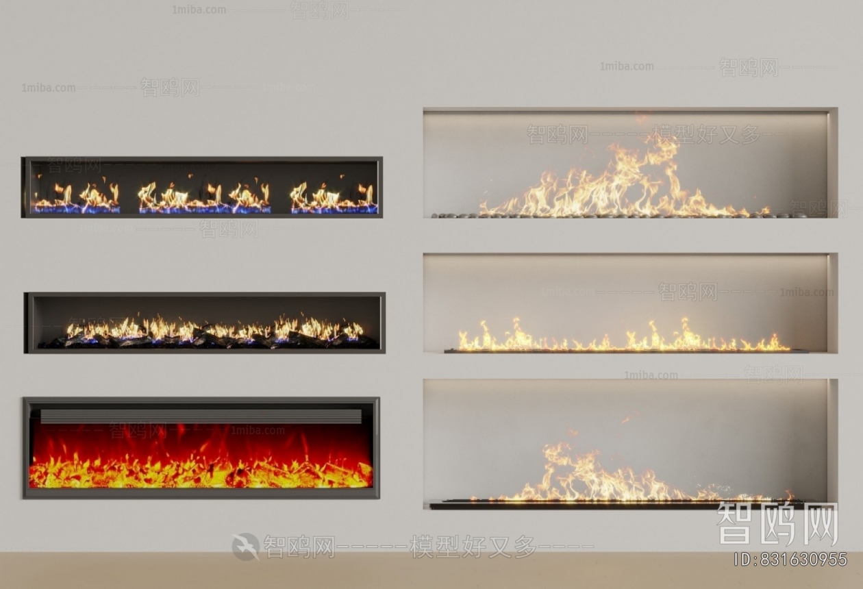 Modern Electronic Fireplace