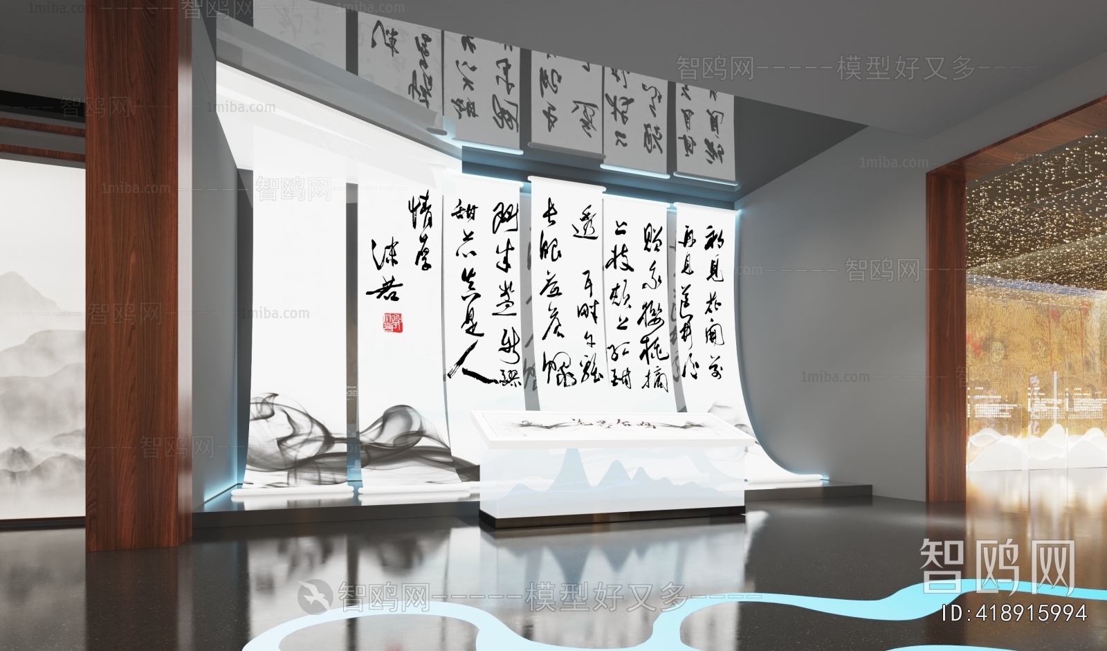 New Chinese Style Exhibition Hall