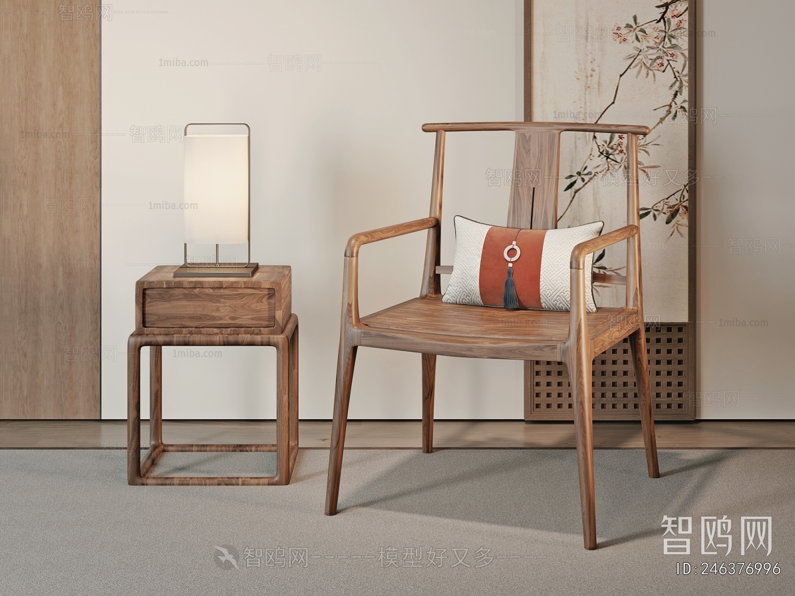 New Chinese Style Lounge Chair