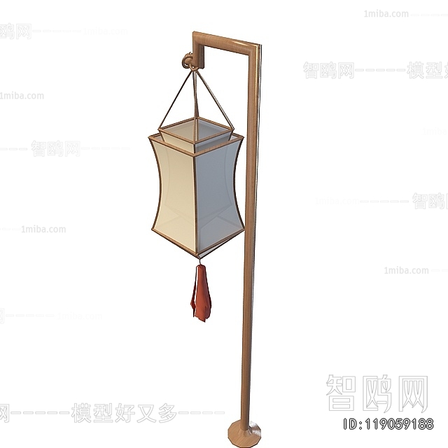 New Chinese Style Floor Lamp