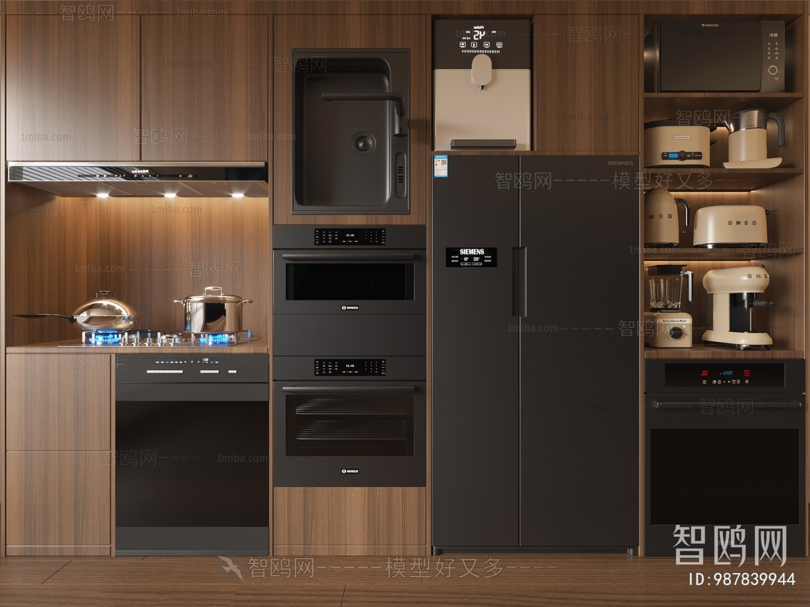 Modern Electric Kitchen Appliances
