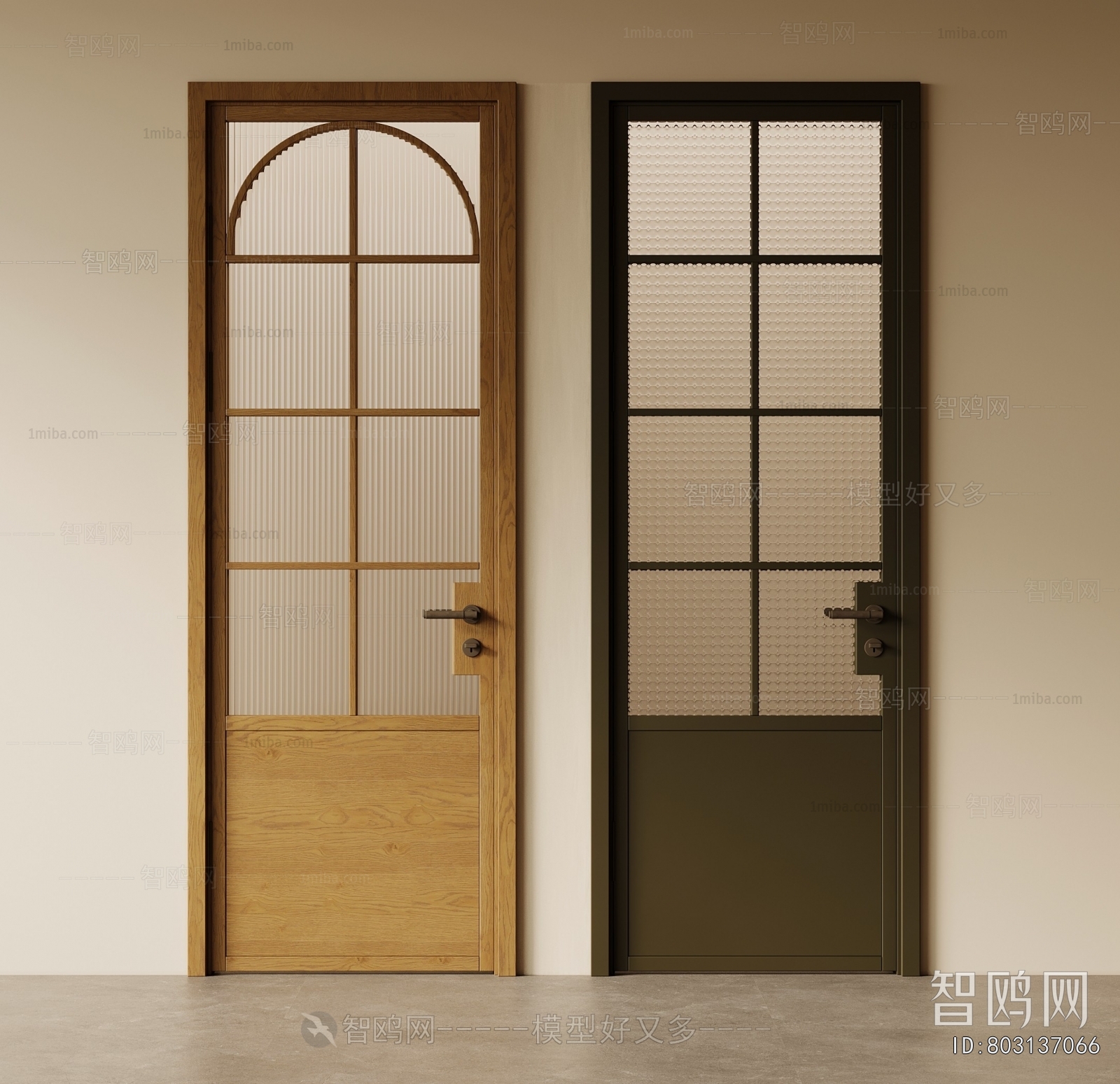 Modern Single Door