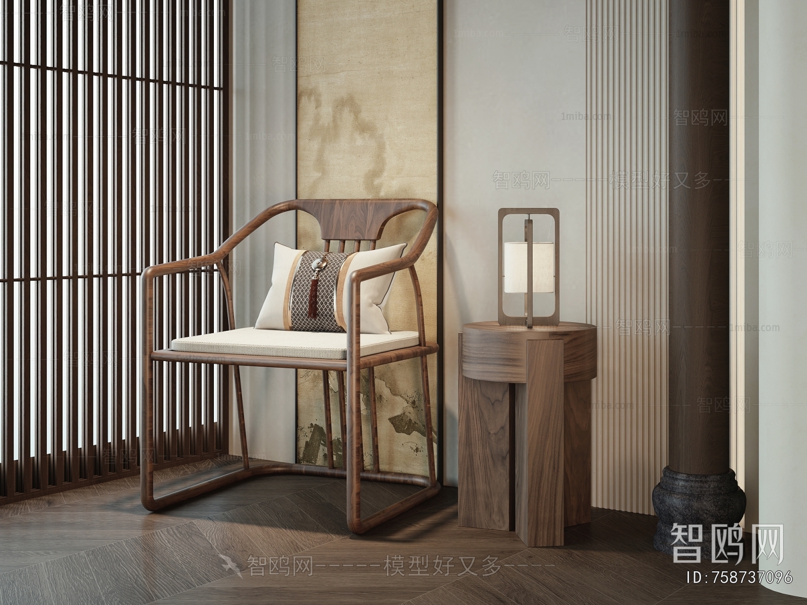 New Chinese Style Lounge Chair