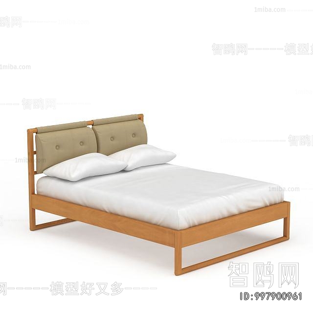 Nordic Style Double Bed