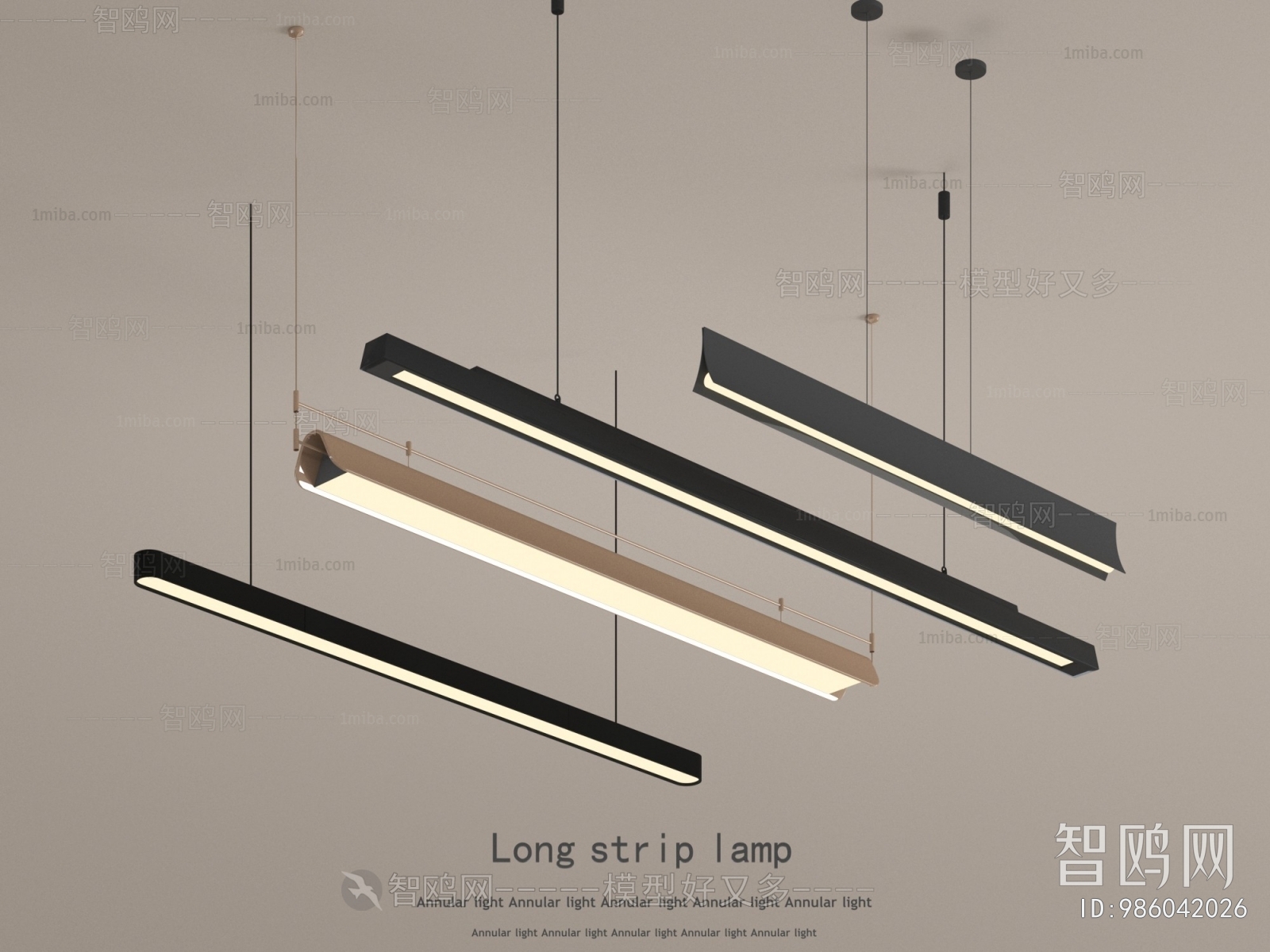 Modern Long Chandelier