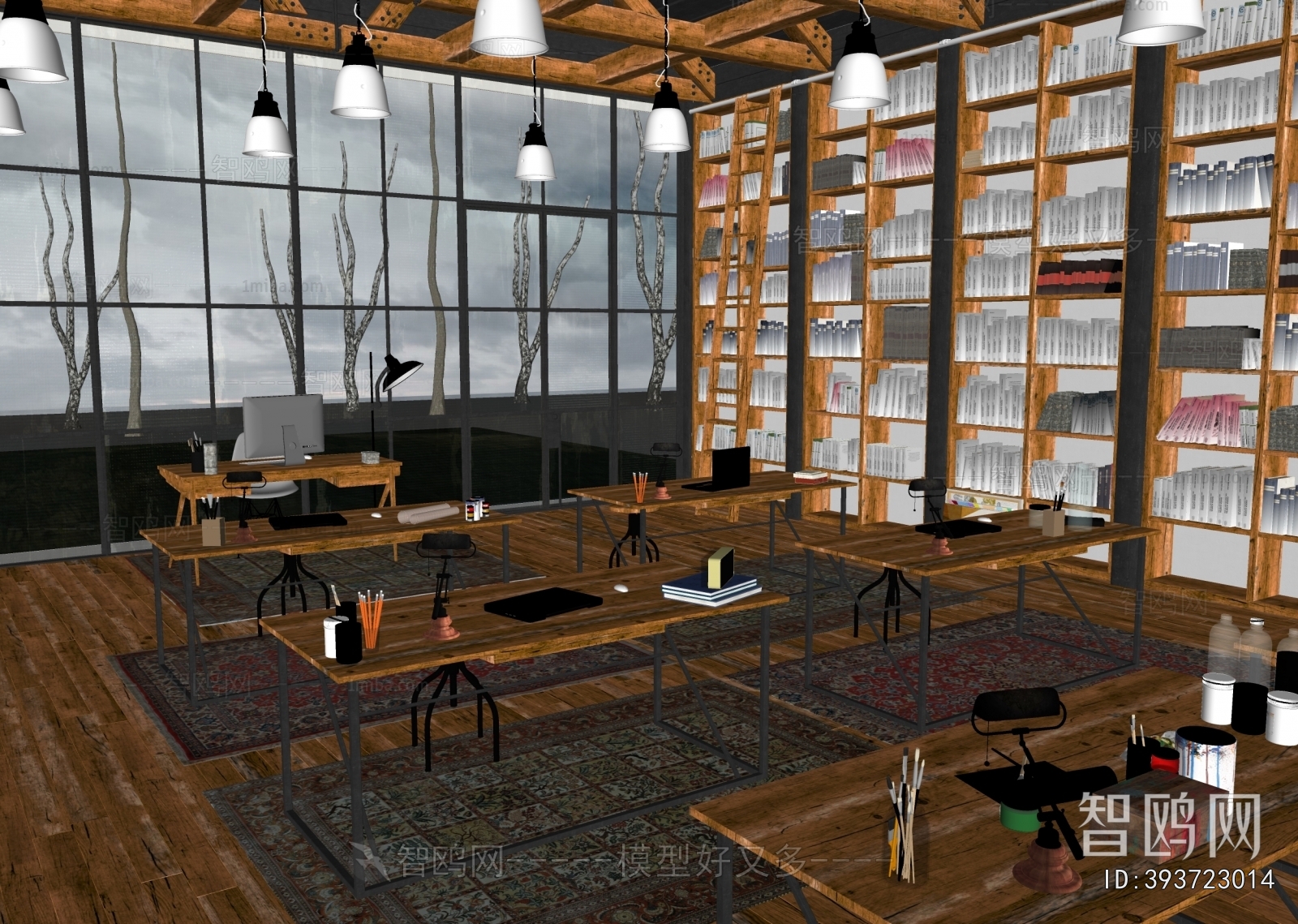 Nordic Style Bookstore Book Bar