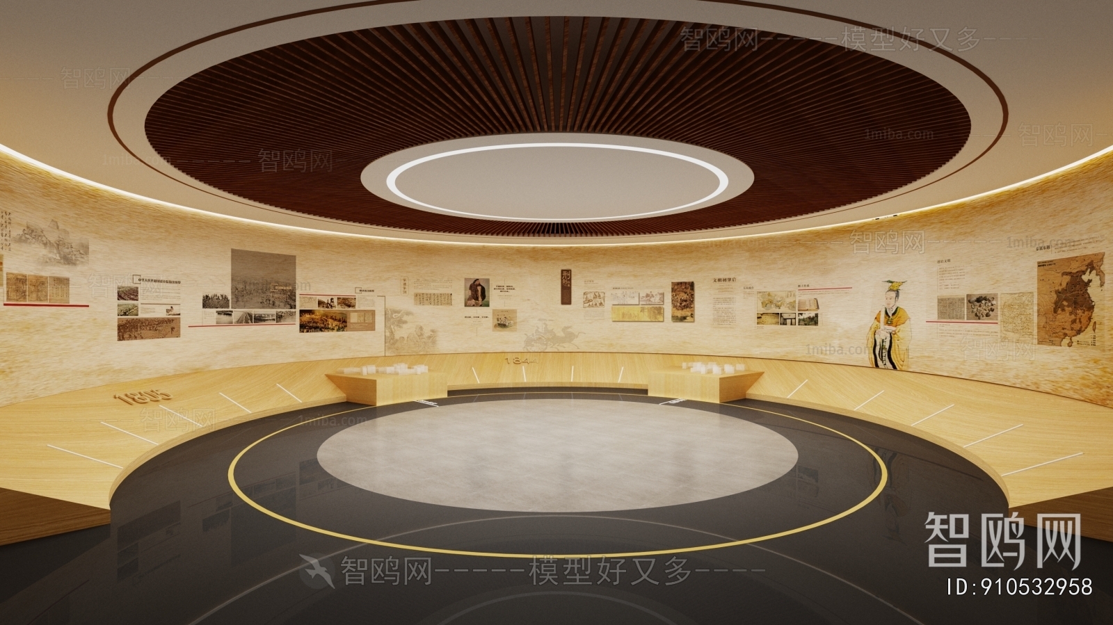 New Chinese Style Exhibition Hall