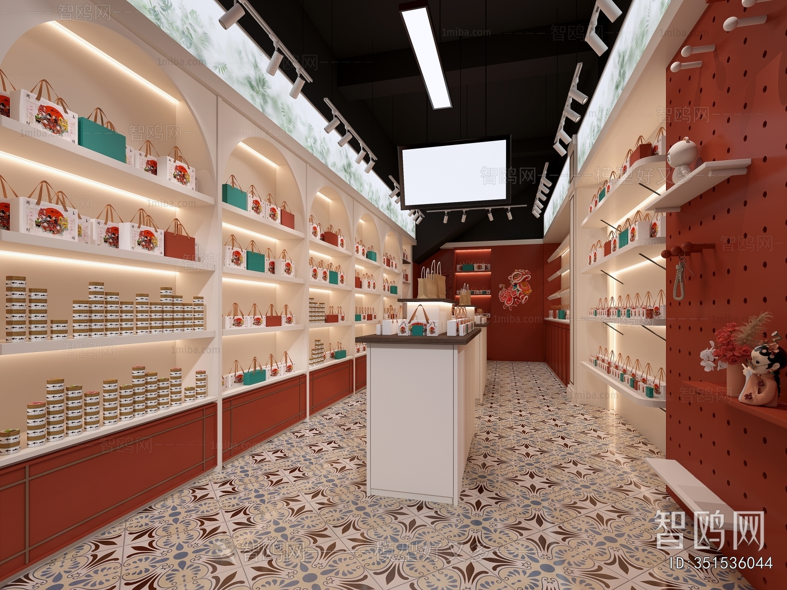 New Chinese Style Cosmetic Shop