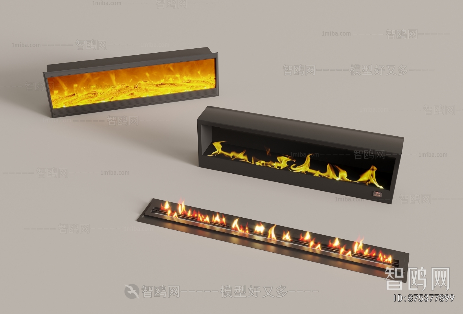 Modern Electronic Fireplace