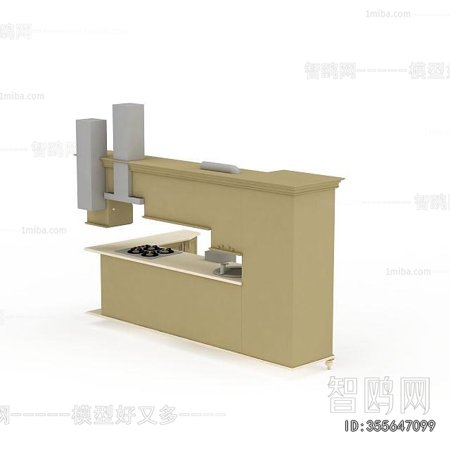 Simple European Style Kitchen Cabinet