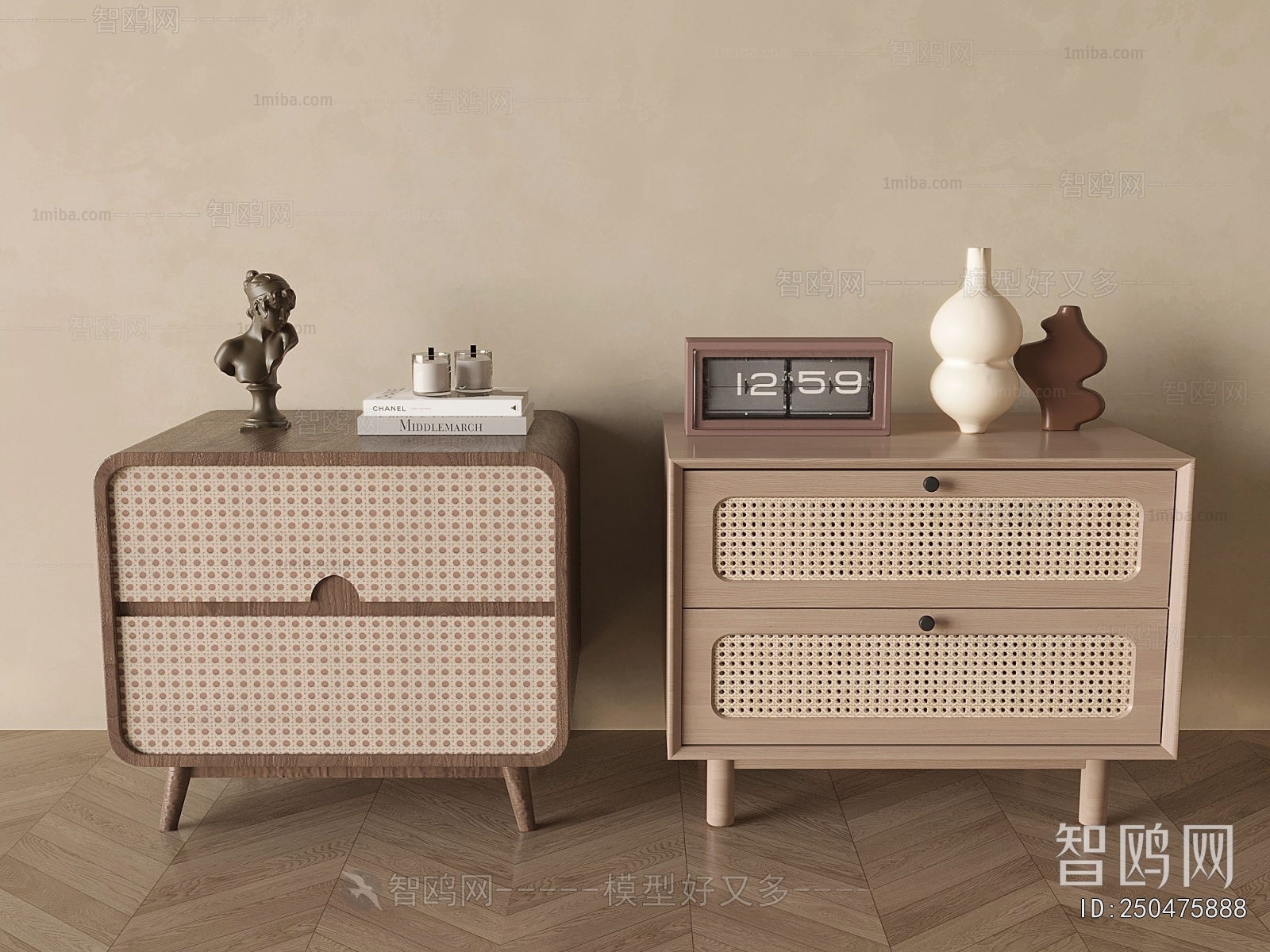 Modern Bedside Cupboard