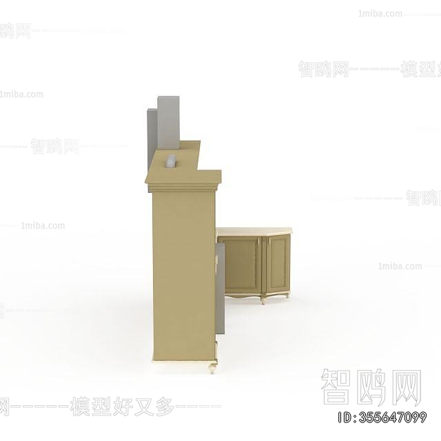 Simple European Style Kitchen Cabinet