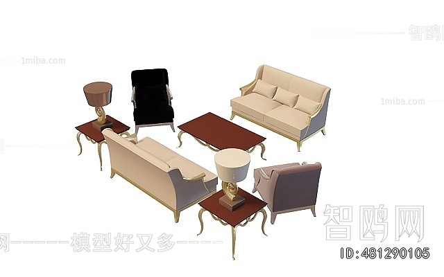 European Style Sofa Combination