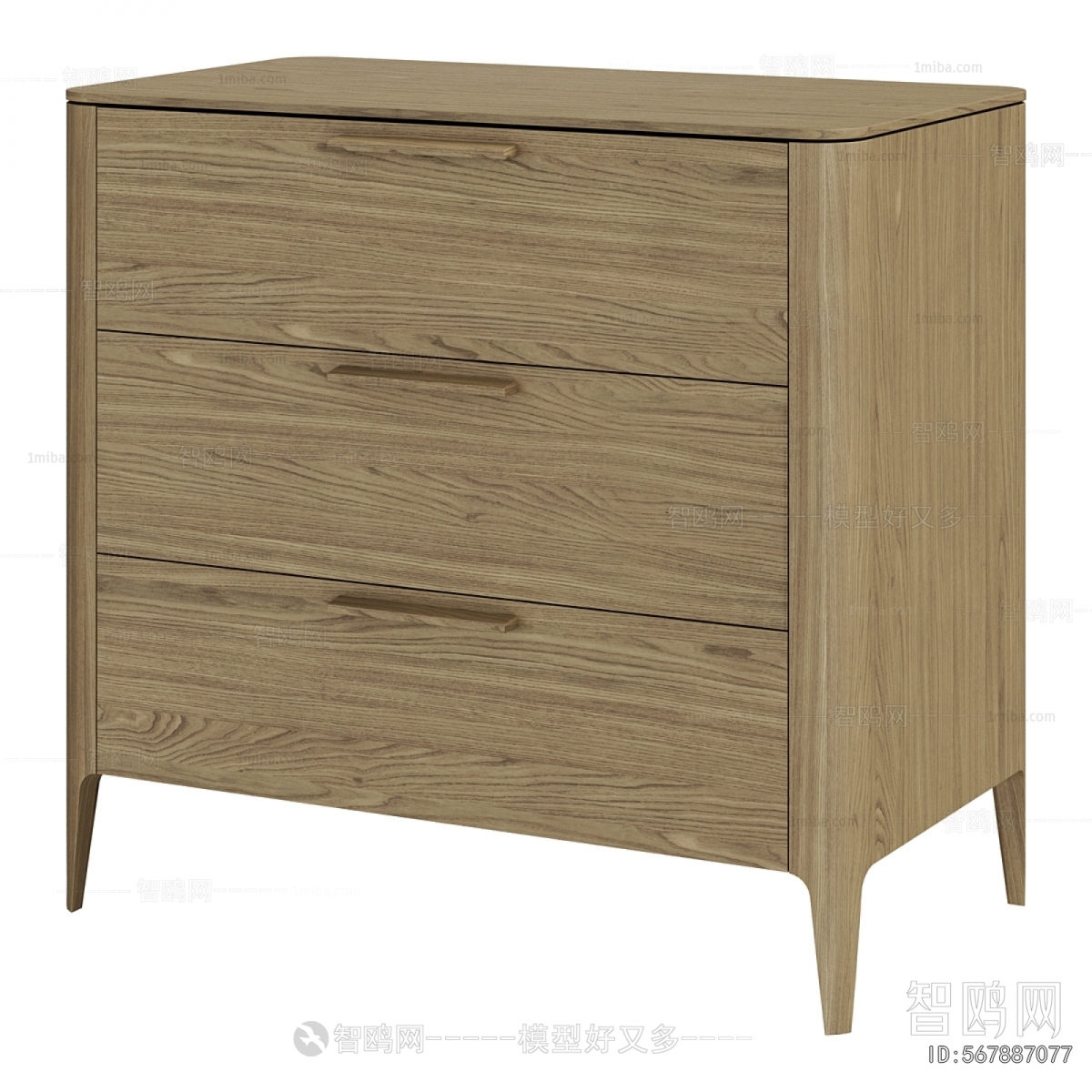 Nordic Style Bedside Cupboard