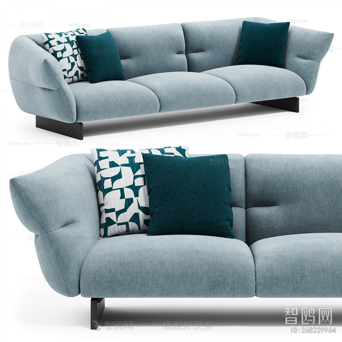 Modern Three-seat Sofa