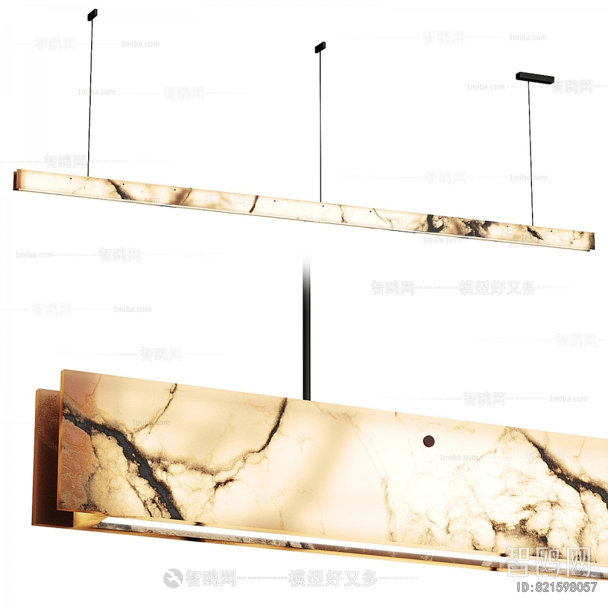 Modern Long Chandelier