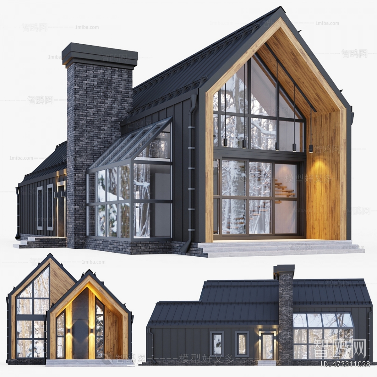 Simple European Style Residential Building