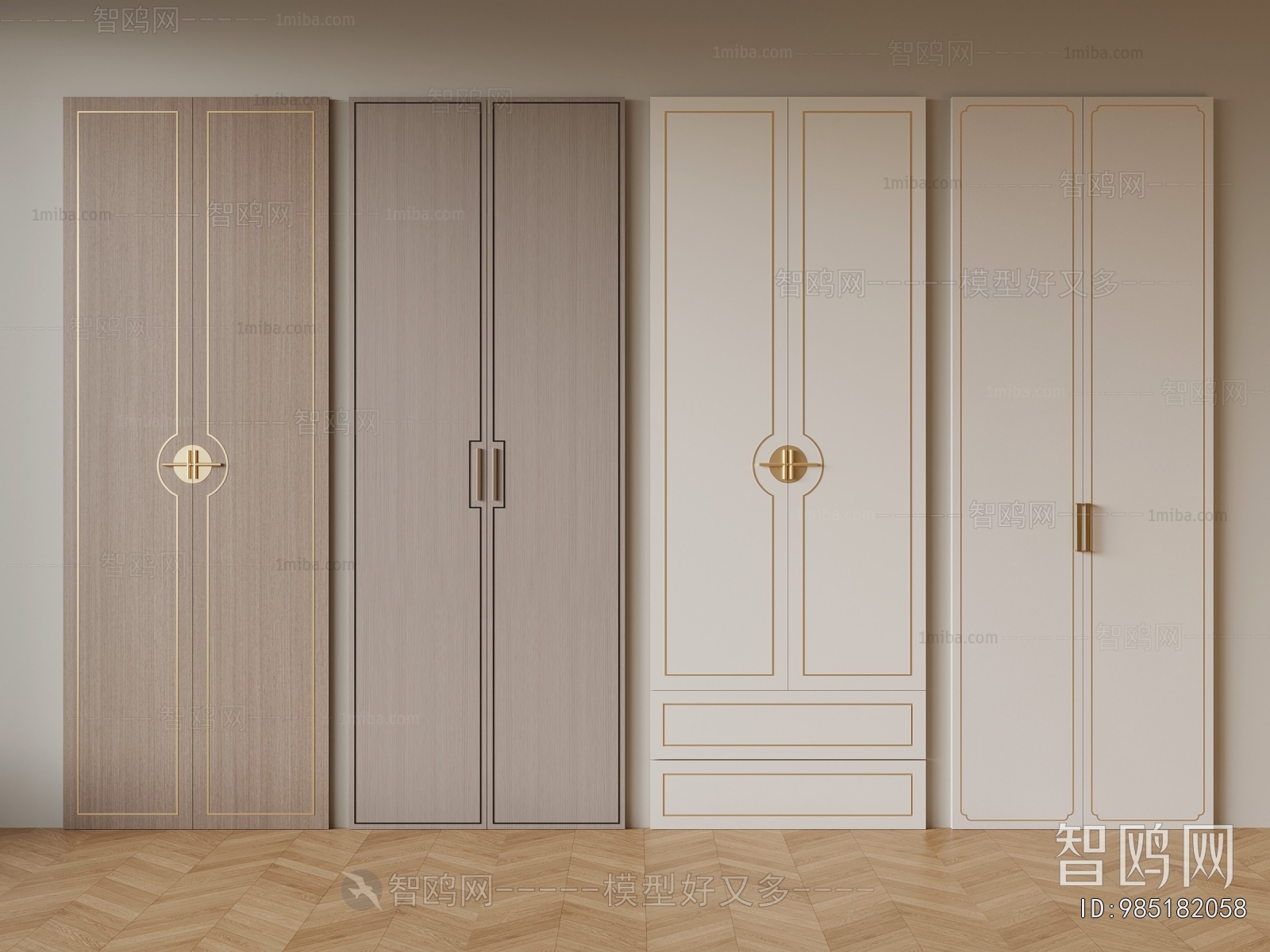 New Chinese Style Single Door