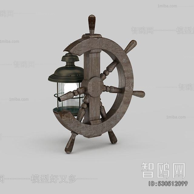 Mediterranean Style Wall Lamp