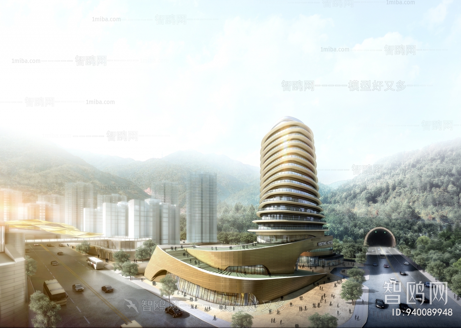 Modern Appearance Of Commercial Building