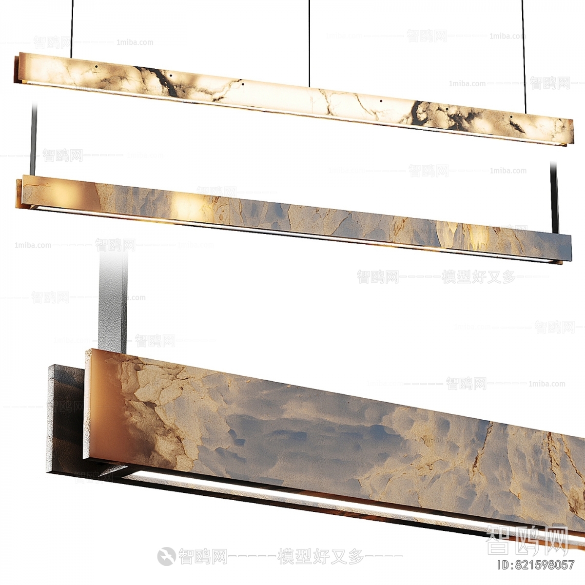 Modern Long Chandelier