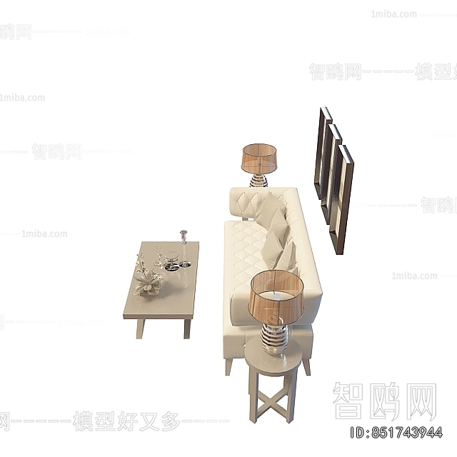 Simple European Style Sofa Combination