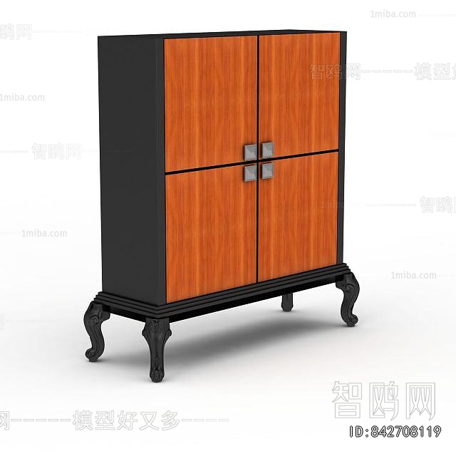 New Classical Style Side Cabinet