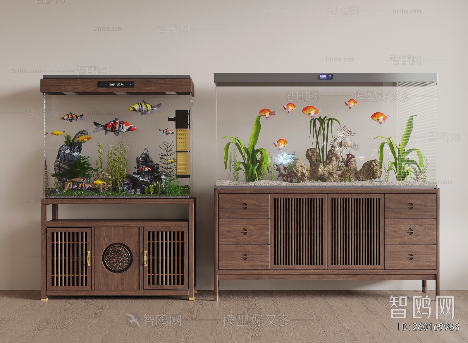 New Chinese Style Fish Tank
