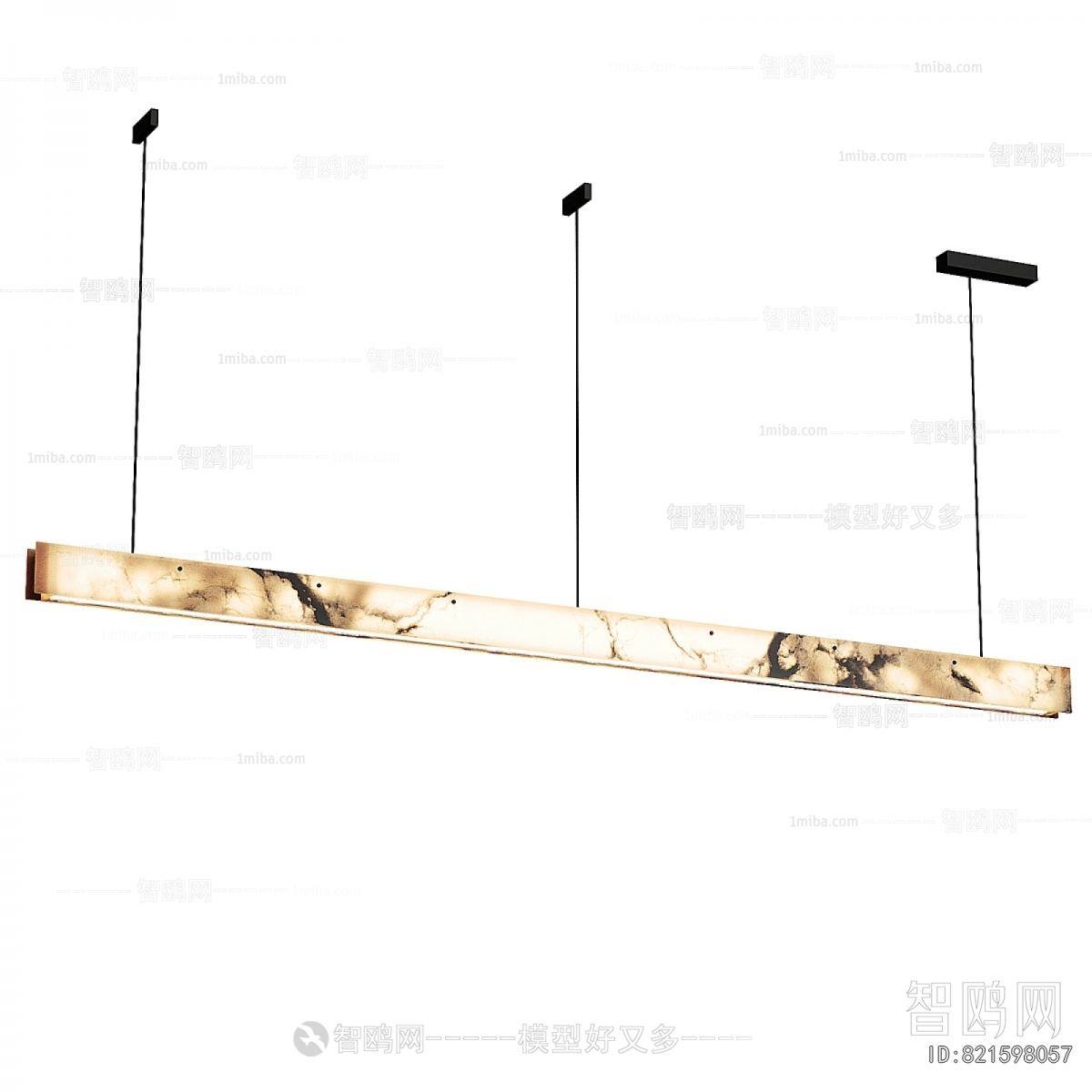 Modern Long Chandelier