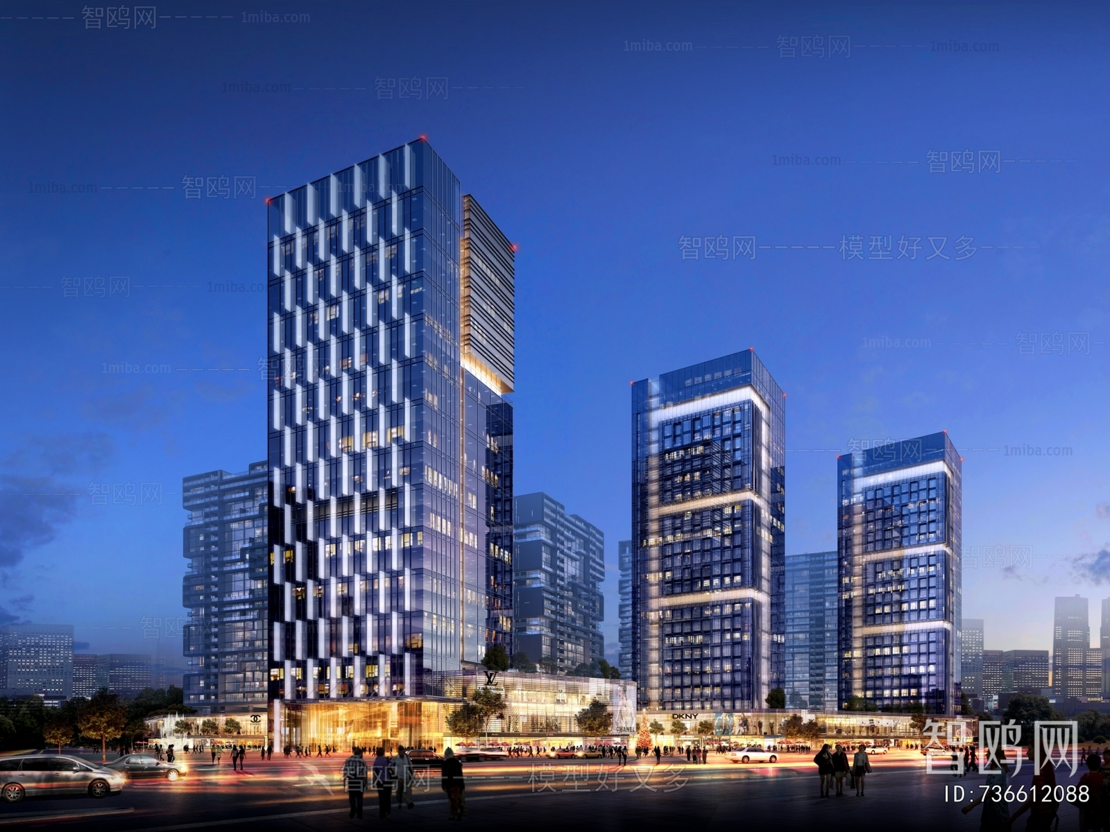 Modern Appearance Of Commercial Building