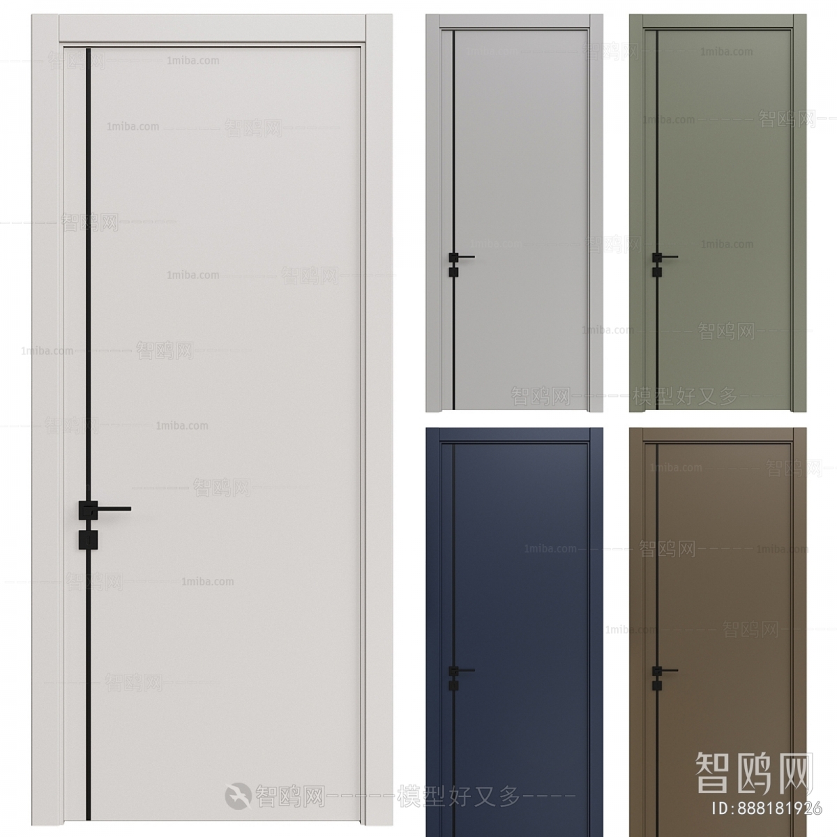 Modern Single Door