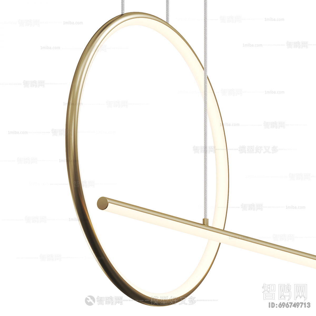 Modern Long Chandelier