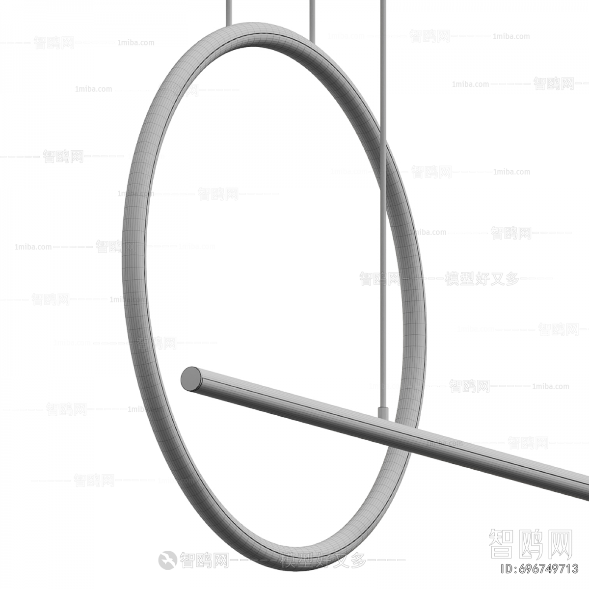 Modern Long Chandelier