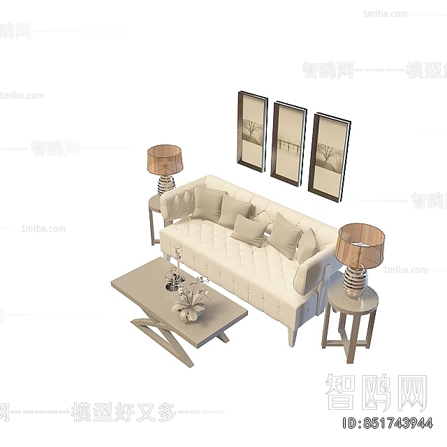 Simple European Style Sofa Combination