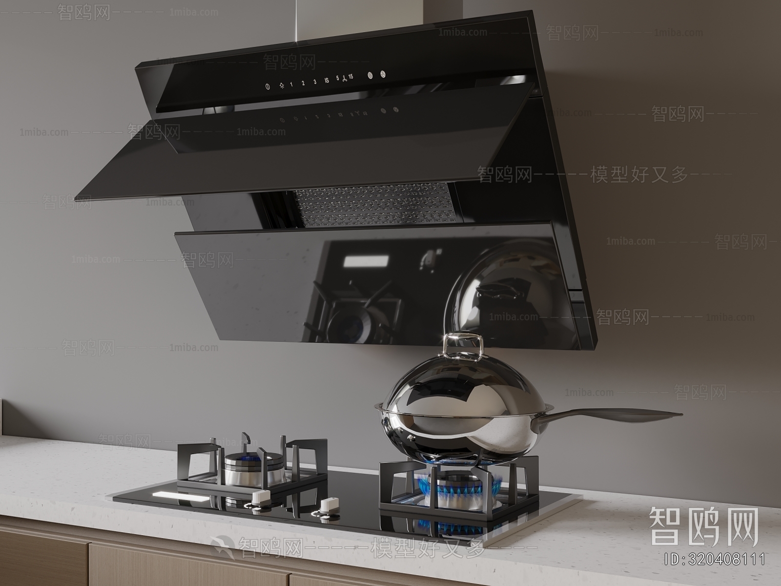 Modern Kitchen Electric Gas Range