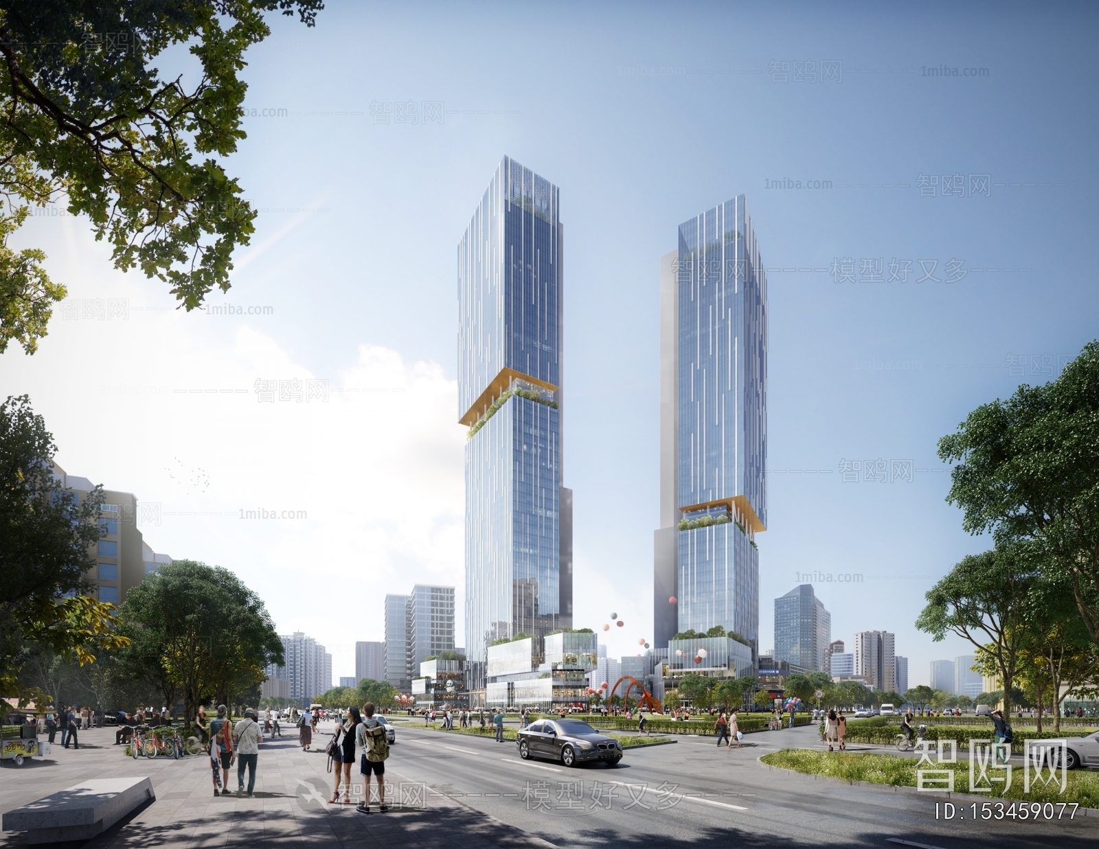 Modern Appearance Of Commercial Building